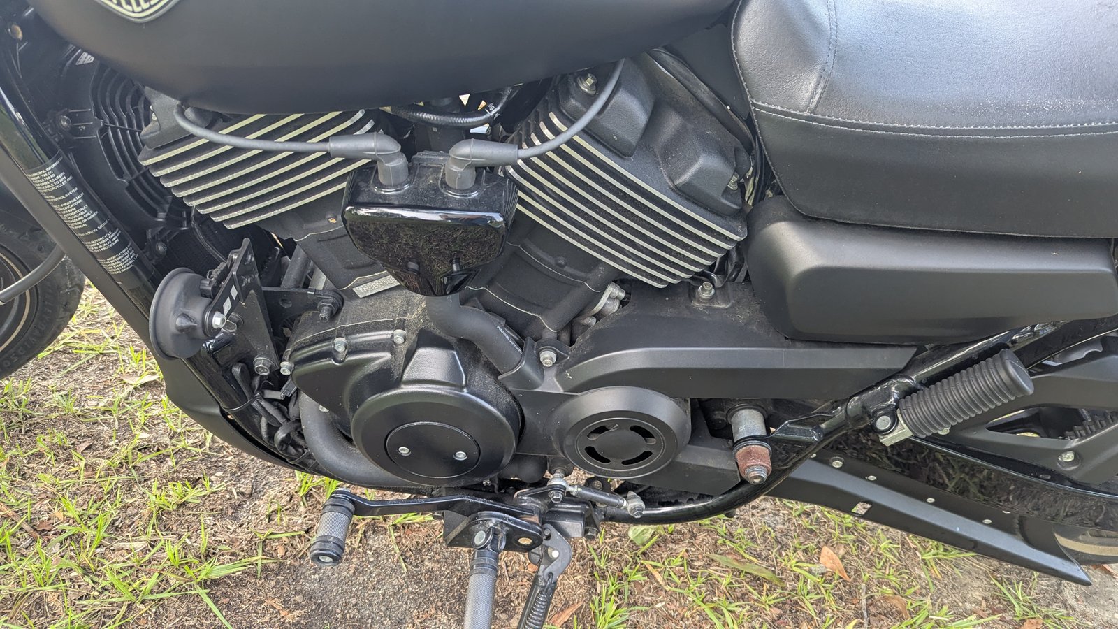 A Harley Davidson Street 750 left side